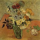 Vase with Roses and Anemones